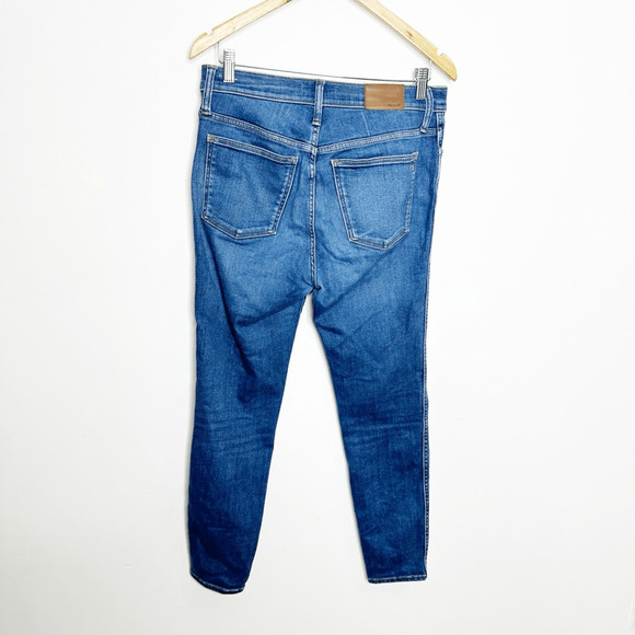 MADEWELL 10" High Rise Skinny Jean womens Bradshaw Wash medium blue MB909 29 - Picture 6 of 9